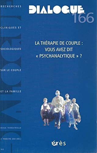 DIALOGUE 166 LA THERAPIE DE COUPLE, de COLLECTIF | portada del libro