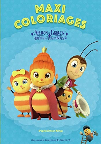 MAXI COLORIAGES DES DROLES DE PETITES BETES, de Krings | portada del libro