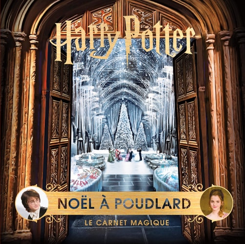 HARRY POTTER LE CARNET MAGIQUE 6 NOEL A POUDLARD, de Jody Revenson | portada del libro