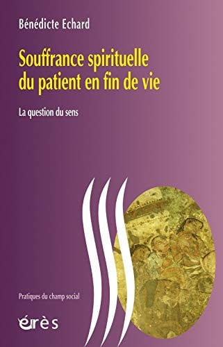 SOUFFRANCE SPIRITUELLE DU PATIENT EN FIN DE VIE, de ECHARD BEATRICE | portada del libro