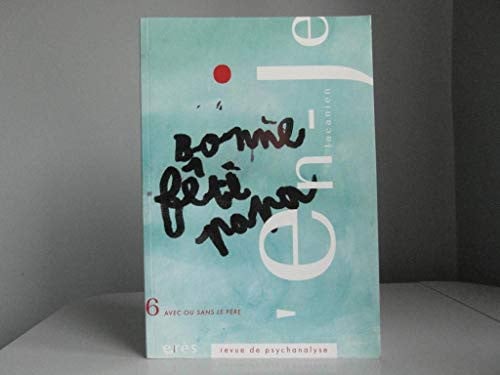 EN-JE LACANIEN 06 AVEC OU SANS PERE, de COLLECTIF | portada del libro