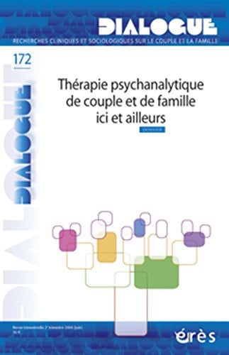 DIALOGUE 172 THERAPIE DE COUPLE ET DE FAMILLE EVOLUTIONS ET, de COLLECTIF | portada del libro