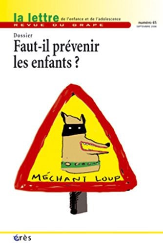 GRAPE 65 FAUT-IL PREVENIR LES ENFANTS?, de COLLECTIF | portada del libro