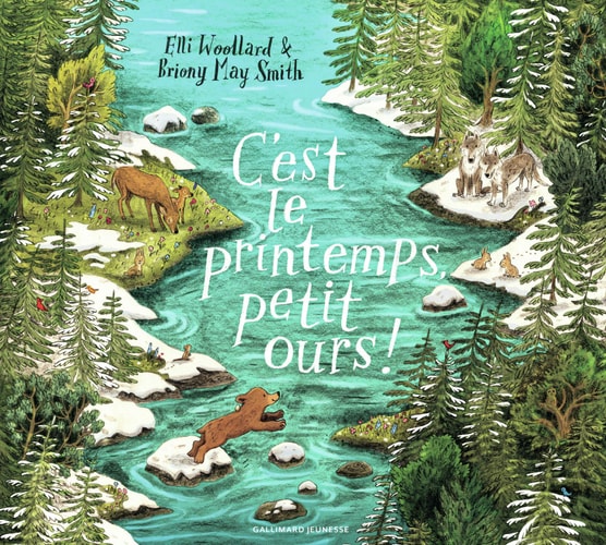 C'EST LE PRINTEMPS PETIT OURS, de Elli Woollard | portada del libro