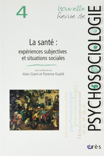 NRP 04 LA SANTE EXPERIENCES SUBJECTIVES ET SITUATIONS SOCIAL, de COLLECTIF | portada del libro