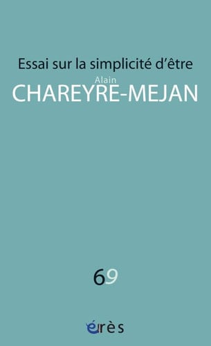 ESSAI SUR LA SIMPLICITE D'ETRE, de CHAREYRE-MEJAN | portada del libro