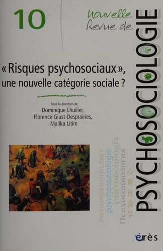 NRP 10 RISQUES PSYCHOSOCIAUX UNE NOUVELLE CATEGORIE SOCIALE?, de GIUST-DESPRAIRI | portada del libro
