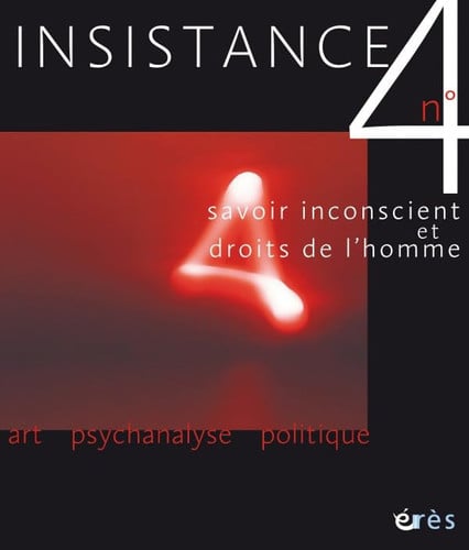 INSISTANCE 04 DU POLITIQUE EN PSYCHANALYSE, de COLLECTIF | portada del libro