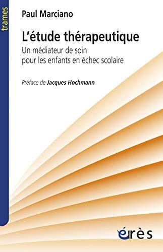 L ETUDE THERAPEUTIQUE, de MARCIANO PAUL | portada del libro