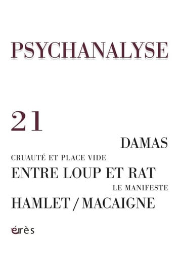 PSYCHANALYSE 21 NEVROSE OBSESSIONNELLE. PSYCHANALYSE EN SYRI, de COLLECTIF | portada del libro