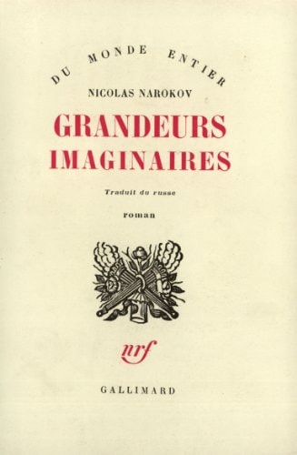 GRANDEURS IMAGINAIRES, de Narokov | portada del libro