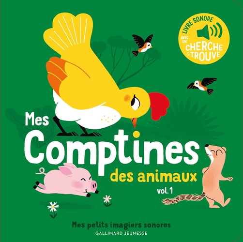 MES COMPTINES DES ANIMAUX T1, de Fouquier | portada del libro