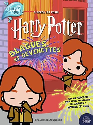 HARRY POTTER BLAGUES ET DEVINETTES PEINTURE MAGIQUE, de Wizarding World | portada del libro