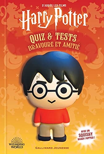 HARRY POTTER QUIZ ET TESTS BRAVOURE ET AMITIE LIVRE SQUISHY, de Samantha Swank | portada del libro