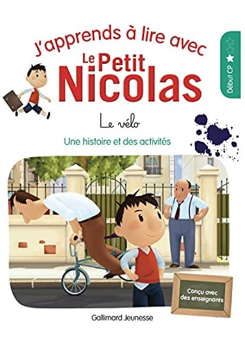 J'APPRENDS A LIRE AVEC LE PETIT NICOLAS 3 LE VELO, de Marjorie Demaria | portada del libro