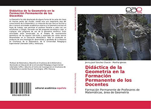 DIDACTICA DE GEOMETRIA EN FORMACION PERMANENTE DE DOCENTES, de JIMMY JOSE SANCHEZ CHACON | portada del libro