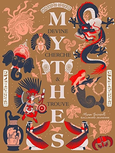 DEVINE CHERCHE ET TROUVE MYTHES, de Manon Bucciarelli | portada del libro