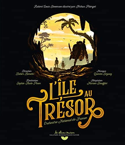 L'ILE AU TRESOR LIVRE-CD, de Stevenson | portada del libro
