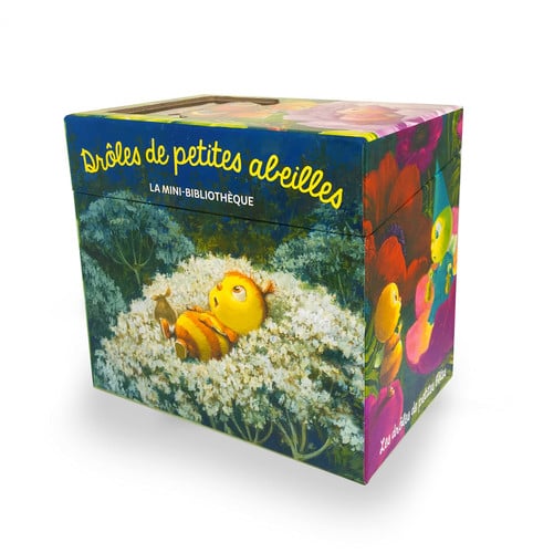 LES DROLES DE PETITES ABEILLES LA MINI-BIBLIOTHEQUE, de KRINGS | portada del libro