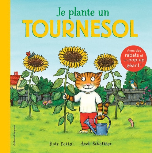JE PLANTE UN TOURNESOL, de Kate Petty | portada del libro