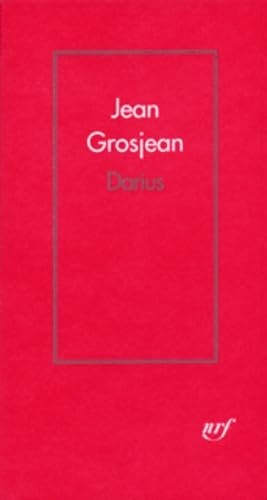 DARIUS, de Jean Grosjean | portada del libro