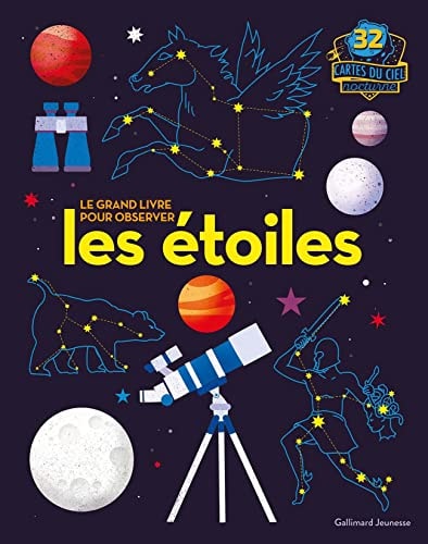 LE GRAND LIVRE POUR OBSERVER LES ETOILES, de Bruno Porlier | portada del libro
