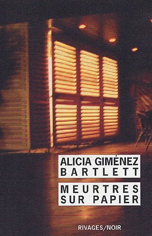 MEURTRES SUR PAPIER, de Alicia Giménez Bartlett | portada del libro