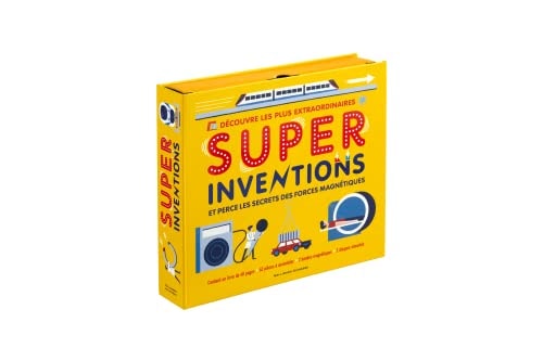 DECOUVRE LES PLUS EXTRAORDINAIRES SUPER INVENTIONS, de Nancy Dickmann | portada del libro