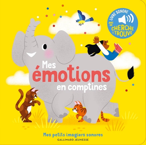 MES EMOTIONS EN COMPTINES, de Michaud | portada del libro