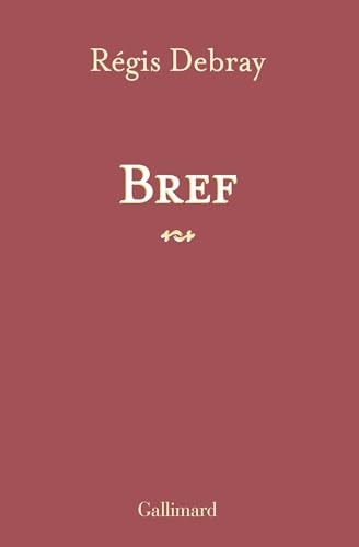 BREF, de Régis Debray | portada del libro