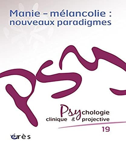 PCP 19 MANIE MELANCOLIE NOUVEAUX PARADIGMES, de COLLECTIF | portada del libro
