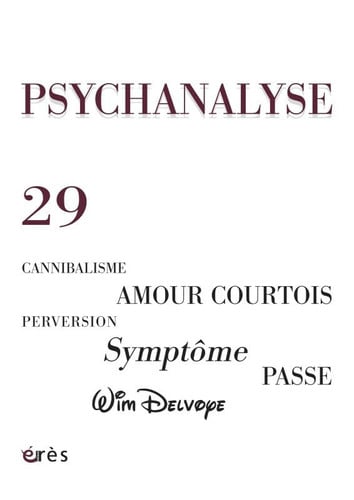 PSYCHANALYSE 29 AMOUR COURTOIS PERVERSION SYMPTÔME, de COLLECTIF | portada del libro