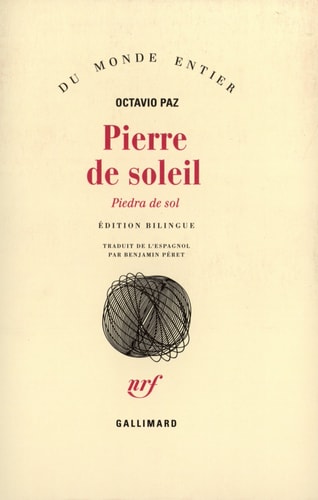 PIERRE DE SOLEIL, de Octavio Paz | portada del libro