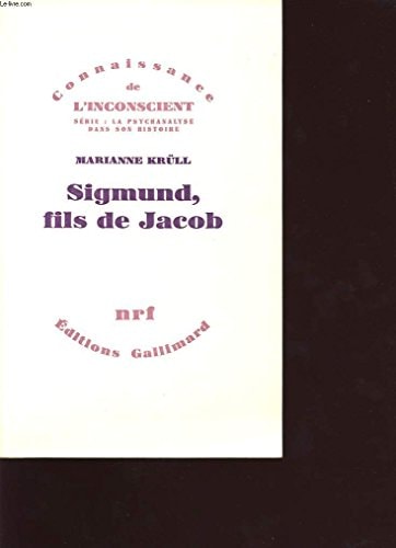 SIGMUND FILS DE JACOB, de Marianne Krüll | portada del libro