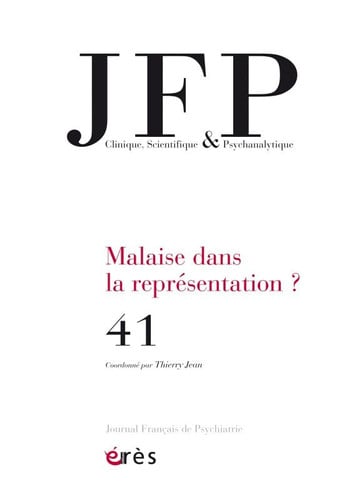 JFP 41 MALAISE DANS LA REPRESENTATION ?, de COLLECTIF | portada del libro
