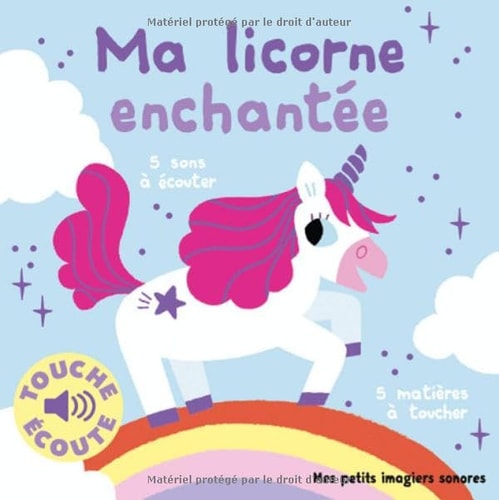 MA LICORNE ENCHANTEE A TOUCHER, de Billet | portada del libro