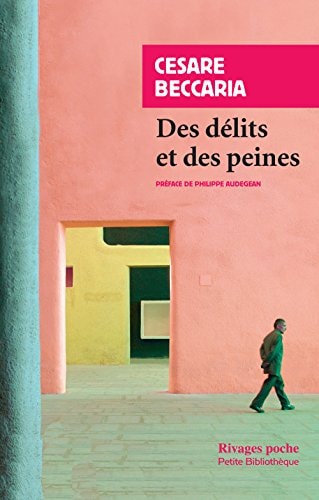 DES DELITS ET DES PEINES, de Cesare Beccaria | portada del libro