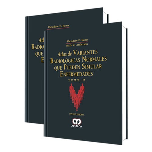 ATLAS DE VARIANTES RADIOLOGICAS NORMALES QUE PUEDEN SIMULAR ENFERMEDADES 2T | portada del libro