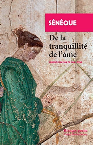 DE LA TRANQUILLITE DE L¶ME, de Sénèque | portada del libro