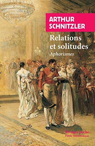 RELATIONS ET SOLITUDES, de Arthur Schnitzler | portada del libro