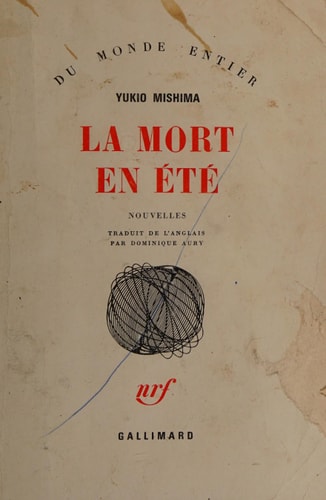 LA MORT EN ETE, de Mishima | portada del libro
