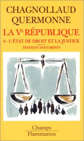 A CINQUIEME REPUBLIQUE T4, de CHAGNOLLAUD DOMINIQUE | portada del libro