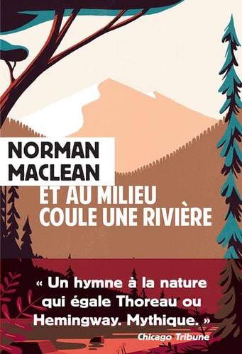 ET AU MILIEU COULE UNE RIVIERE, de Norman Maclean | portada del libro