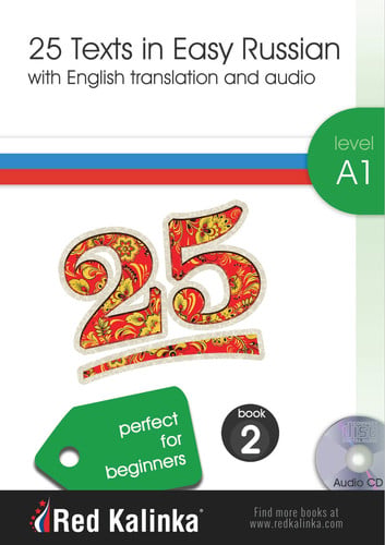 25 texts in easy Russian. Level A1. Book 2 | portada del libro