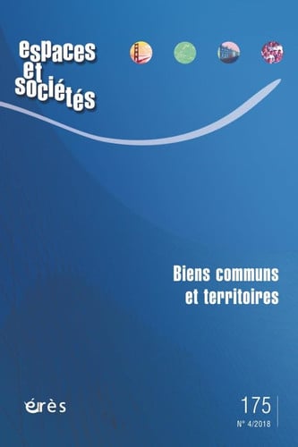 ESPACES ET SOCIETES 175 BIENS COMMUNS ET TERRITOIRES, de COLLECTIF | portada del libro