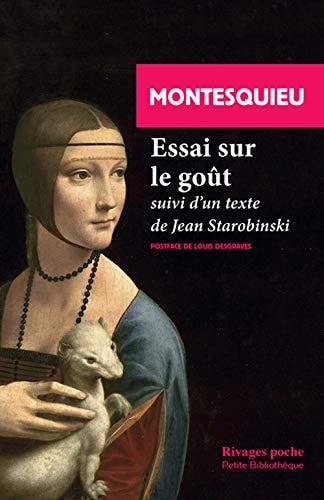 ESSAI SUR LE GOÊT, de Jean Starobinski | portada del libro