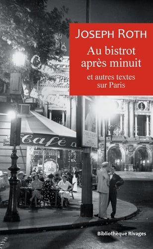 AU BISTROT APRES MINUIT, de Joseph Roth | portada del libro