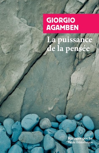 LA PUISSANCE DE LA PENSEE, de Giorgio Agamben | portada del libro