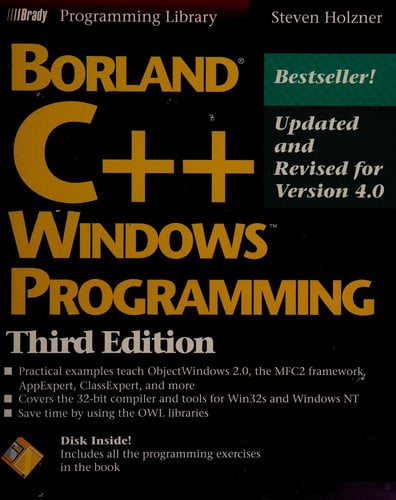 BORLAND C++ WINDOWS PROGRAM.-DSK, de HOLZNER | portada del libro