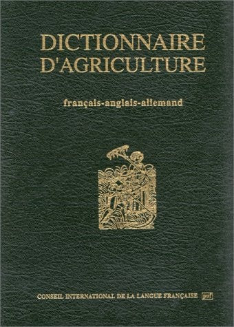 DICT. D'AGRICULTURE FRANC-ANGL-ALL., de Cilf | portada del libro